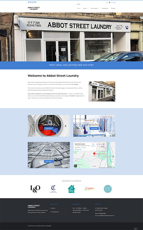 Abbot Street Laundry Website