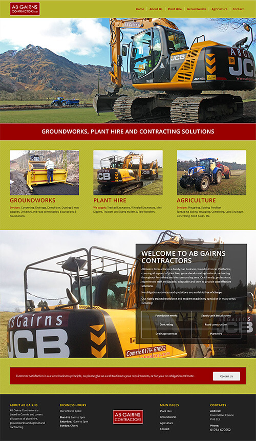 AB Gairns Website