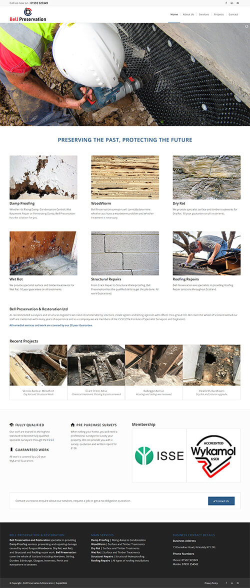 Bell Preservation Website