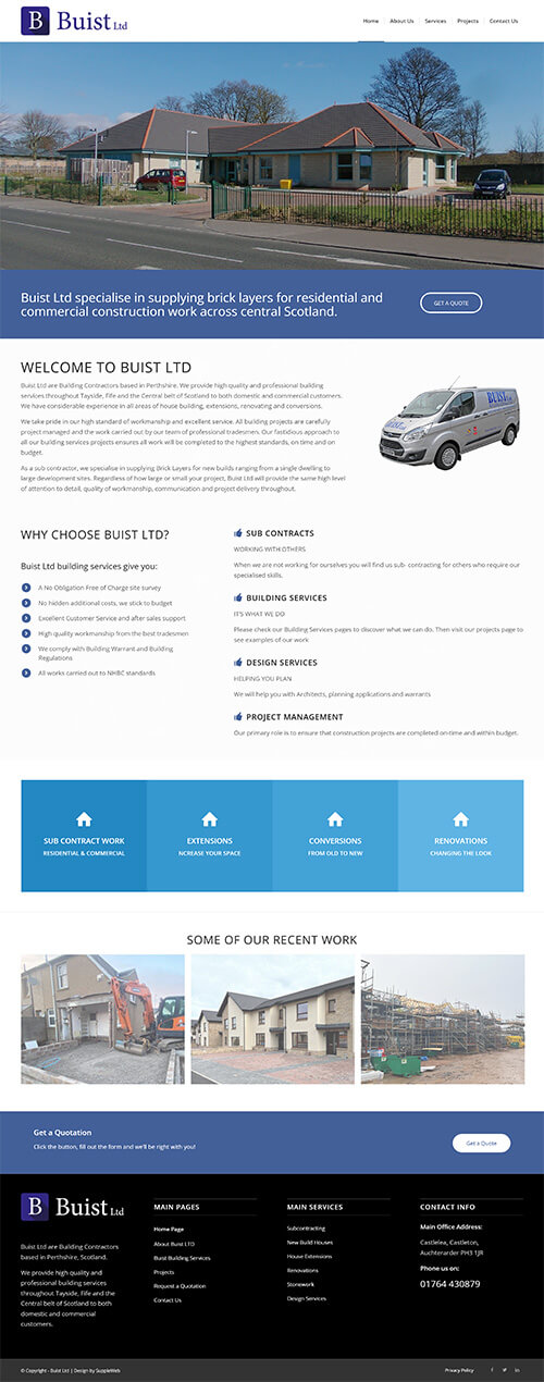 Buist LTD Website