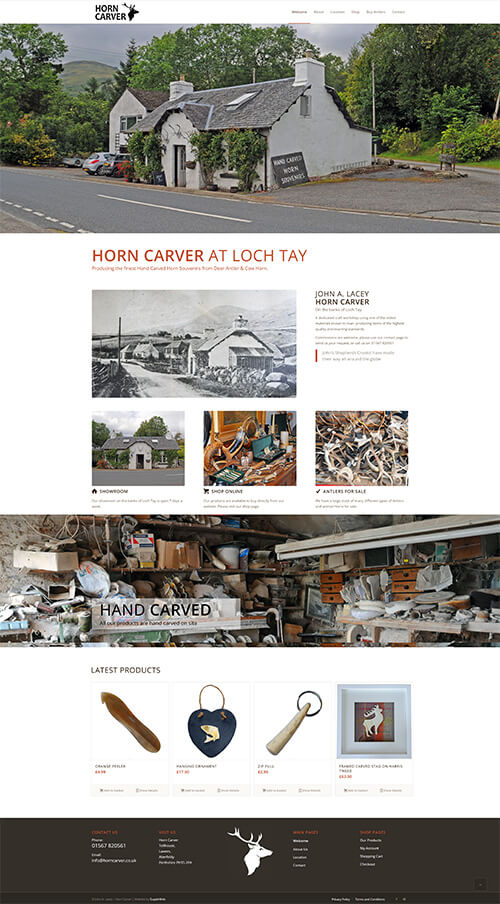 Horn Carver - Loch Tay - Website