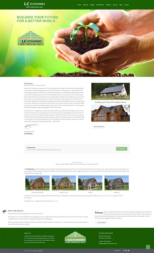 LC Ecohomes Website