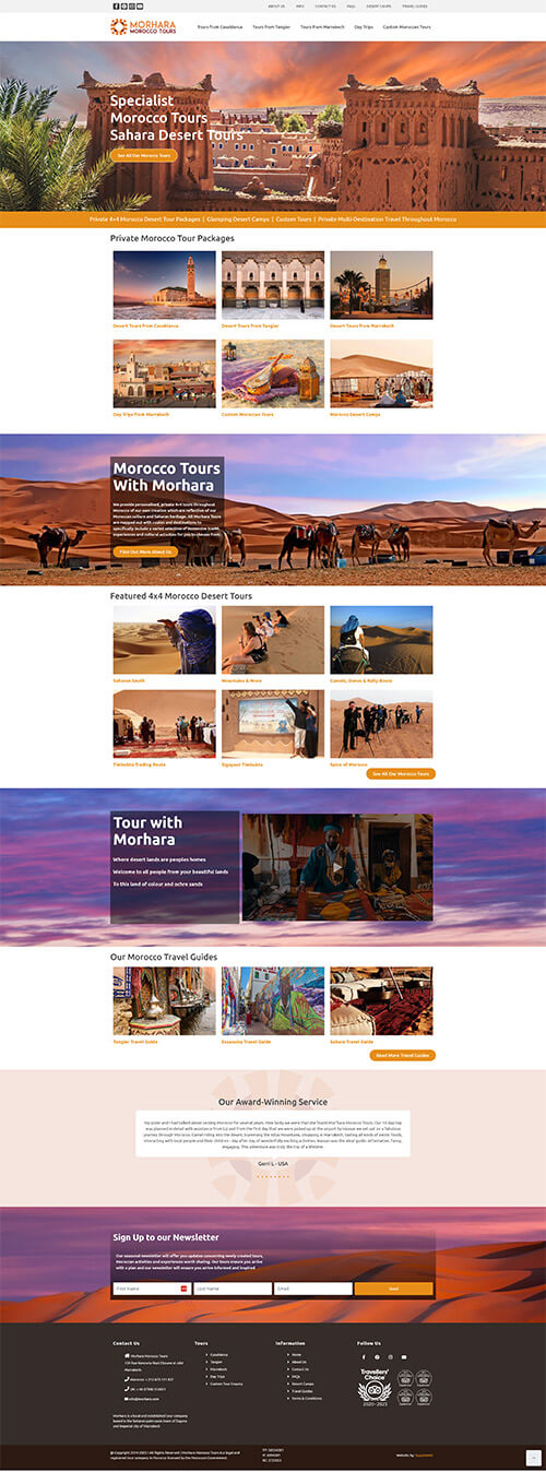 Morhara Morocco Tours Website
