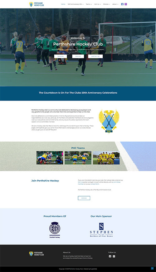 Perthshire Hockey Website